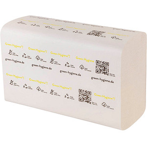 Green Hygiene® Papierhandtücher INGEBORG Interfold-Falzung 2-lagig 3.000 Tücher von Green Hygiene®