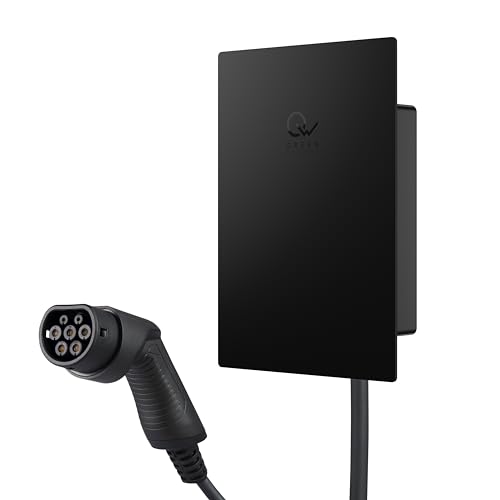 Green Wallbox 2 Pro Slim Ladestation für Elektrofahrzeuge - Ladestation mit 6 Meter Typ-2-Kabel - Leistung von 22 kW - Smart Charging - Dedizierte Mobile App - LED-Beleuchtung von Green Wallbox