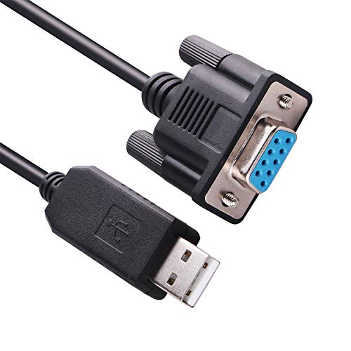 USB auf RS232 DB9 Buchse Null Modem 2-TXD Rollover Serielles Kabel von Green-utech