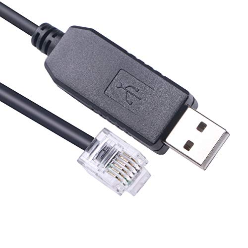 USB auf RS232 RJ12 6P6C Serielles Kabel für POS-Terminal PR608 Upgrade-Konsole von Green-utech