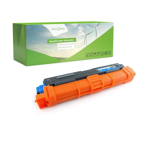 Green2Print Toner Cyan 1400 Seiten ersetzt Brother TN-242C passend für Brother DCP9017CDW, DCP9022CDW, HL3142CW, HL3152CDW, HL3172CDW, MFC9142CDN, MFC9332CDW, MFC9342CDW von Green2Print