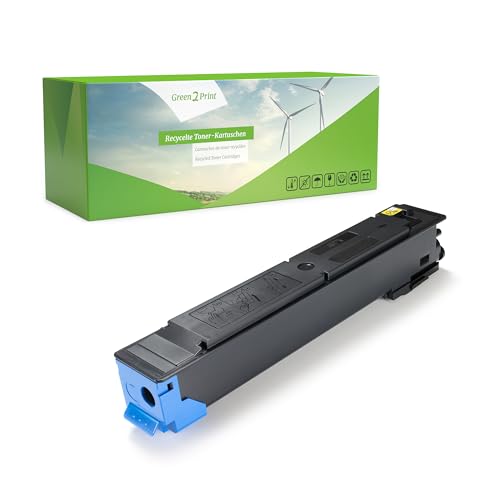 Green2Print Toner Cyan 15000 Seiten ersetzt Kyocera TK-5215C, 1T02R6CNL0 passend für Kyocera TASKalfa 406CI von Green2Print