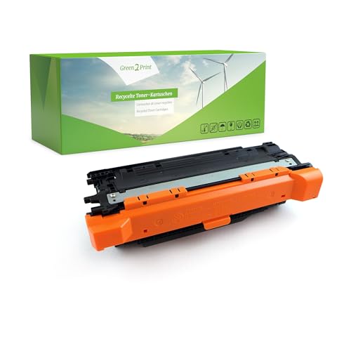 Green2Print Toner Cyan 7000 Seiten ersetzt HP CE251A, 504A passend für HP Color Laserjet CM3530FS, CM3530, CP3525N, CP3525DN, CP3525X von Green2Print