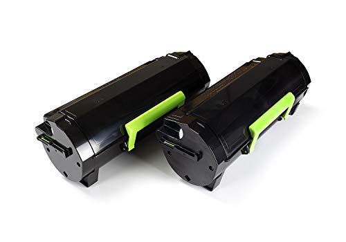 Green2Print Toner Doppelpack, 2 Kartuschen 2X 10000 Seiten ersetzt Lexmark 60F2H00, 602H, 60F0HA0, 600HA, 60F2H0E, 602HE passend für Lexmark MX310DN, MX410DE, MX510DE, MX511DE, MX511DTE, MX511DHE von Green2Print