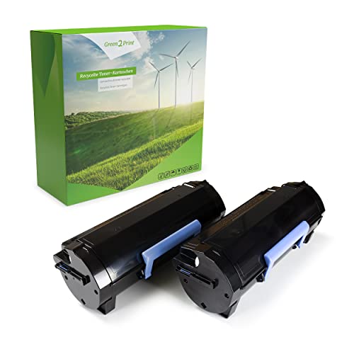 Green2Print Toner Doppelpack, 2 Kartuschen 2X 20000 Seiten ersetzt Konica Minolta TNP-35, A63W01H, TNP-38, A63W01W passend für Konica Minolta Bizhub 4000P von Green2Print