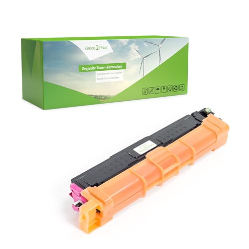 Green2Print Toner Magenta 1000 Seiten ersetzt Brother TN-243M passend für Brother DCP-L3510CDW, DCP-L3550CDW, HL-L3210CW, HL-L3230CDW, HL-L3270CDW, MFC-L3710CW, MFC-L3730CDN, MFC-L3750CDW, MFC-L3 von Green2Print