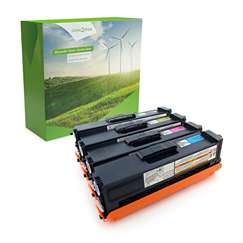 Green2Print Toner Toner-Set, 4 Kartuschen 1x 4000, 3X 3500 Seiten passend für Brother DCP9055CDN, DCP9270CDN, HL4140CN, HL4150CDN, HL4570CDW, HL4570CDWT, MFC9460CDN, MFC9465CDN, MFC9970CDW von Green2Print