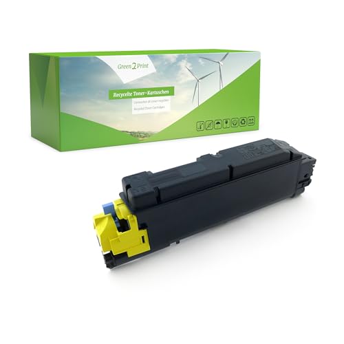 Green2Print Toner gelb 10000 Seiten ersetzt Kyocera TK-5150Y, 1T02NSANL0 passend für Kyocera ECOSYS M6035CIDN, M6530CIDN, P6035CDN von Green2Print