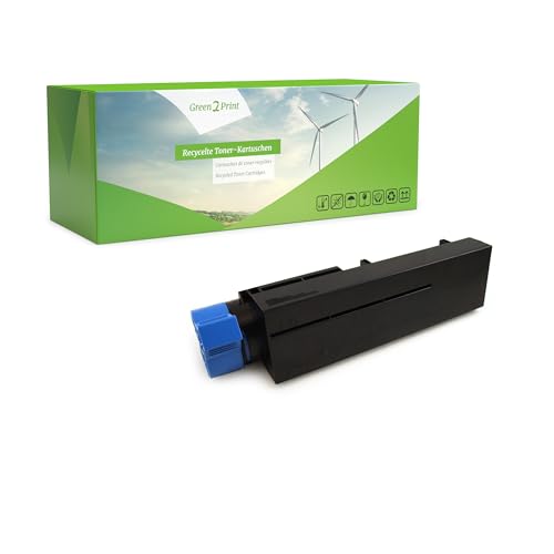 Green2Print Toner schwarz 12000 Seiten ersetzt Oki 44917607 passend für Oki ES4131, ES4161MFP, ES4191MFP von Green2Print