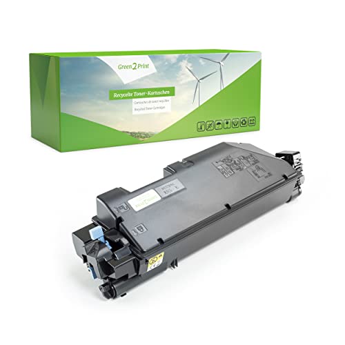 Green2Print Toner schwarz 16000 Seiten ersetzt Kyocera TK-5160K, 1T02NT0NL0 passend für Kyocera ECOSYS P7040CDN von Green2Print