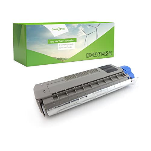 Green2Print Toner schwarz 6000 Seiten ersetzt Oki 43324424 passend für Oki C5550M, C5800, C5900 von Green2Print
