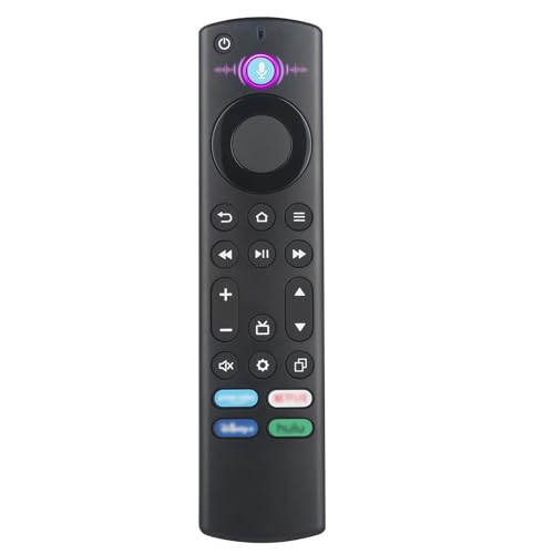 Ersatz Voice Fernbedienung für Fires Smart TVs (Insignia, Toshiba, Pioneer, Omni), Kompatibel mit Smart TV Stick Versionen(4K, 2nd Gen, 3rd Gen, und Lite), für Smart TV Cube Sprachfernbedienung SKU-1 von GreenBale