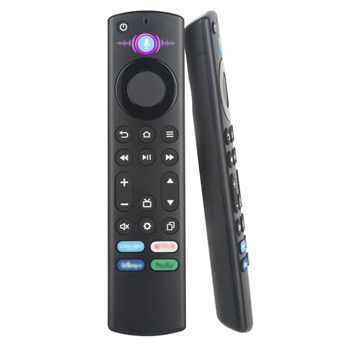 Ersatz Voice Fernbedienung für Fires Smart TVs (Insignia, Toshiba, Pioneer, Omni), Kompatibel mit Smart TV Stick Versionen(4K, 2nd Gen, 3rd Gen, und Lite), für Smart TV Cube Sprachfernbedienung SKU-5 von GreenBale
