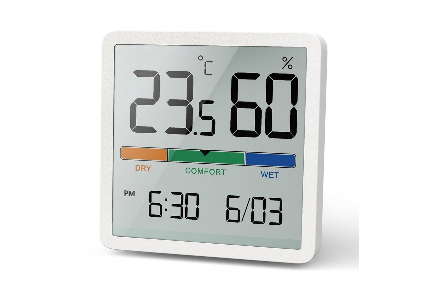 GreenBlue GB380 Wetterstation (Digitales Thermometer Hygrometer Wetterstation Uhr) von GreenBlue