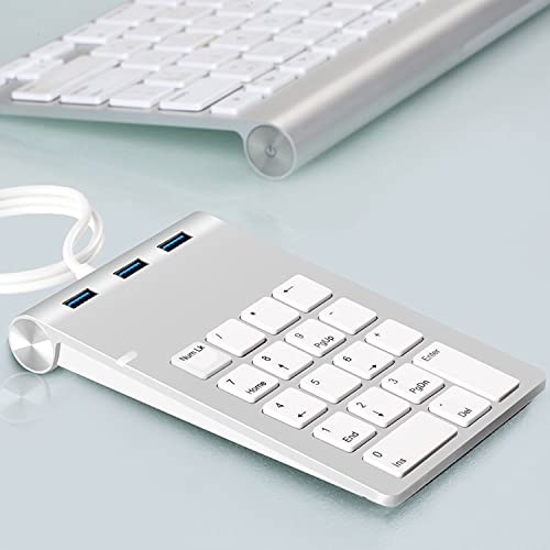 GreenByte Numberische Tastatur mit 3 USB 3.0 Hub für iMac Laptop MacBook Pro von GreenByte