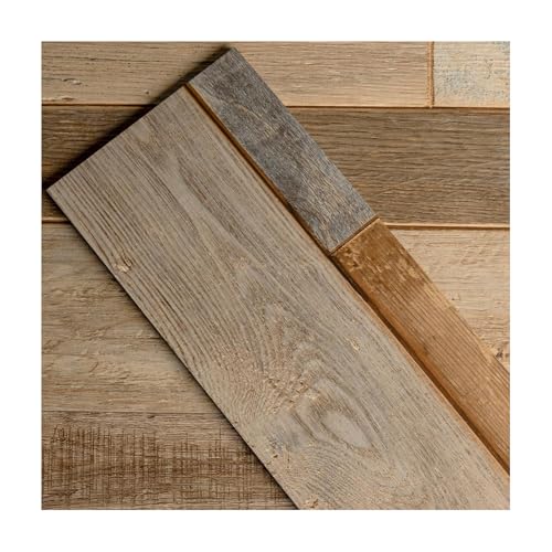 GreenFullHouse Vinyl Flooring - Self Adhesive Floor Planks with Wood Effect,Peel and Stick,15.24x15.24cm,2.0 mm,1 Piece,Easy to Clean for Kitchen Living Room Bedroom (Rustic Blue Sample) von GreenFullHouse