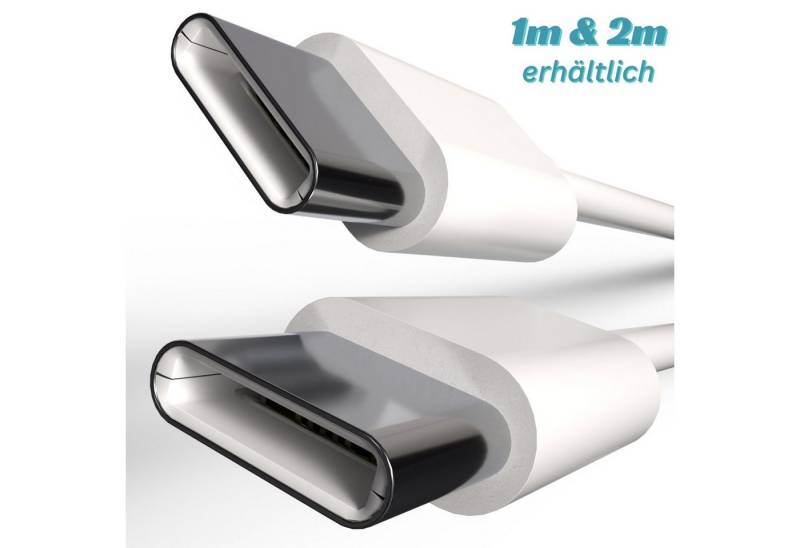 GreenHec Ladekabel iPad Pro iPhone 15 Datenkabel Schnellladekabel fast Charge USB-Kabel, USB Typ C (200 cm), Powerlink, Porthold, 60W von GreenHec