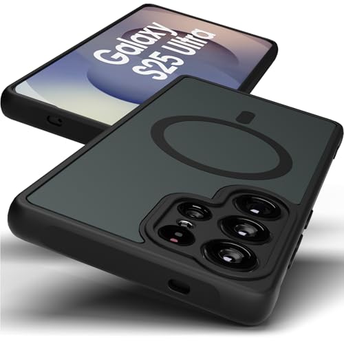 GreenHec Magnettisch Hülle für Samsung Galaxy S25 S24 S23 Ultra Plus - MagSafe Magnet kompatibles Cover Case Handyhülle, mag-Safe Schutz (Samsung Galaxy S25 Ultra) von GreenHec