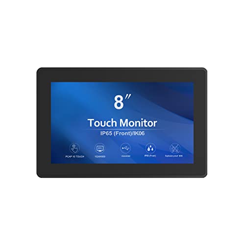 GreenTouch 8 Zoll Open Frame 1024x600 HDMI PCAP Touch Monitore für Verbraucher, Einzelhandels POS und Gastronomiemärkte… von GreenTouch