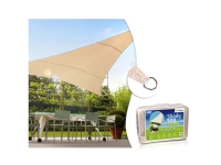 greenBlue GB500 garden sail UV shade polyester 3.6m triangle cream hydrophobic surface von Greenblue