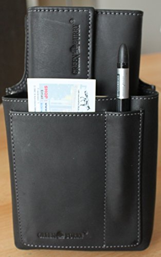 Kellnerbörse/Kellnertasche PROFI Taxi Set 2tlg. 1 G785-BL/86A-BL-20-black LUXUS Leder Greenburry Kellnerbörse/Kellnertasche PROFI Taxi Set 2tlg. 1 G785-BL/86A-BL-20-black LUXUS Leder Greenburry von Greenburry by Lefox