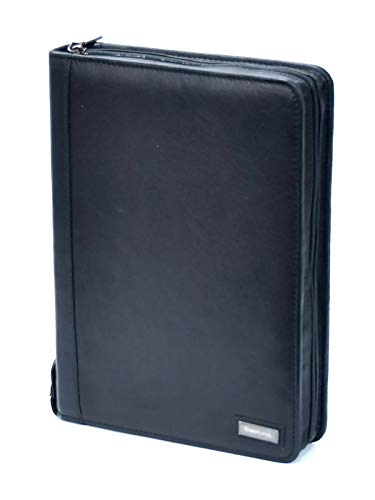Greenland Nature Black Nappa Ringmappe Leder 33 cm von Greenland Nature