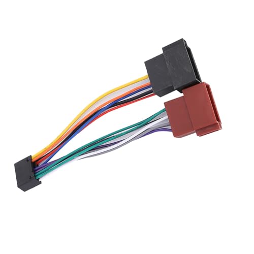 16 Pin ISO-Adapter Kabel ISO-Bus-Kabelbaum-Adapter Universal Fit Auto Stereo-Lautsprecher Anschluss Halterung für NC von Greensen