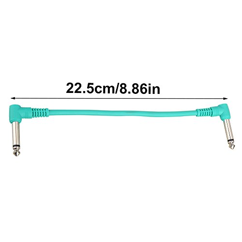 6PCS -Gitarren -Patch Kabel, Rechtwinklige Audiokabel, 1/4 Zoll Instrumentenkabel, für Pedal für E Gitarren Effekt, Praktisches TS Design, Kupferkonstruktion, Brandneu und, Hergestellt aus 6PCS -Gitarren -Patch Kabel, Rechtwinklige Audiokabel, 1/4 Zoll Instrumentenkabel, für Pedal für E Gitarren Effekt, Praktisches TS Design, Kupferkonstruktion, Brandneu und, Hergestellt aus von Greensen