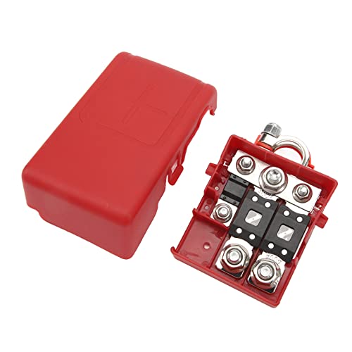 Battery Terminal, Schnelles Verbindungsklemme mit 3 Sicherungen für Auto, Wohnmobile und Dualbatteriesysteme von Greensen