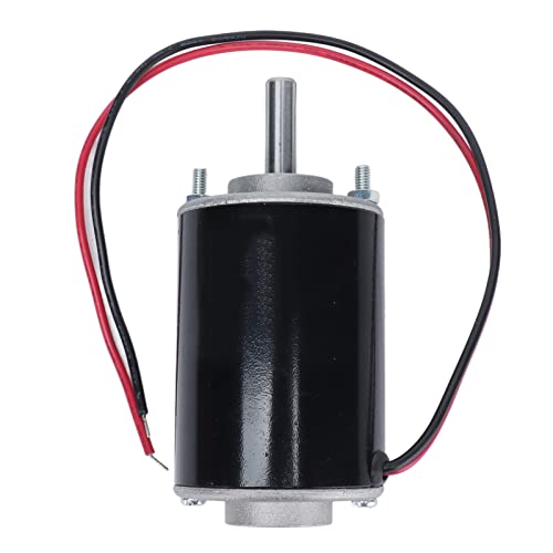 Dauermagnet DC -Motor, Hochgeschwindigkeits -Elektromotor 30W mit Kugellager und Reversible Steuerung für Rasenmäher, CW CCW 26 Mm Wellenlänge, Glatte Antrieb (12v3500 rev) von Greensen