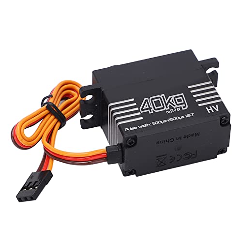 Digitales Servo, 40 Kg Hochmoment Metal Gear RC Servo -Motor für 1/8 1/10 RC -Auto und Roboter, Schnelle Reaktion, Vielseitige Servoarme, Starke Haltbarkeit, Außergewöhnliche Leistung, für Digitales Servo, 40 Kg Hochmoment Metal Gear RC Servo -Motor für 1/8 1/10 RC -Auto und Roboter, Schnelle Reaktion, Vielseitige Servoarme, Starke Haltbarkeit, Außergewöhnliche Leistung, für von Greensen