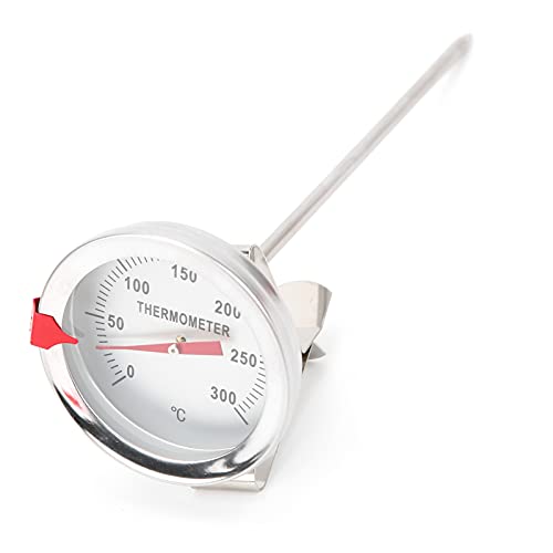 Frittierthermometer mit Ablesung, Messung Heißer Speisen in der Ölpfanne, 50 ℃ Bis 300 ℃, Zifferblattthermometer mit 5cm Zifferblatt Zum Frittieren Grillen Truthahn von Greensen