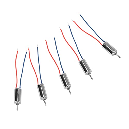 Tiny Elektromotor für Modellflugzeuge, 5 X Micro Coreless Motor, 4,5 V DC 32250 U/Min, Ruhige Effizienz, Vielseitige Anwendung, Kompaktes Design, Konsistente Stabile Leistung, von Greensen
