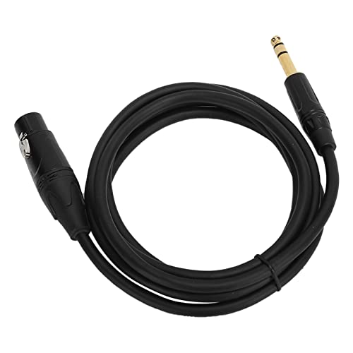 XLR Bis 6,35 Mm Kabel, Ausgewogenes Sauerstoff -PVC -Signalkabel mit Robuster Integrität für Studioaufnahmen, Live Performances und Andere Professionelle Audioanwendungen, Vielseitig (JD6003-3 Meter) von Greensen
