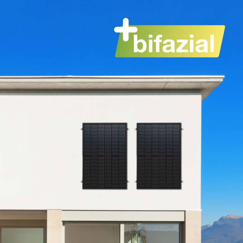 Balkonkraftwerk Wand Uno 900/800 bifazial von Greensolar