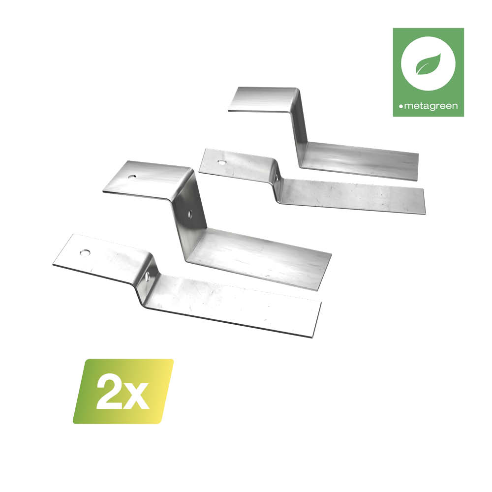 Flachdachaufsteller für 2 Module zur Einzelmontage Flachdachaufsteller für 2 Module zur Einzelmontage von Greensolar
