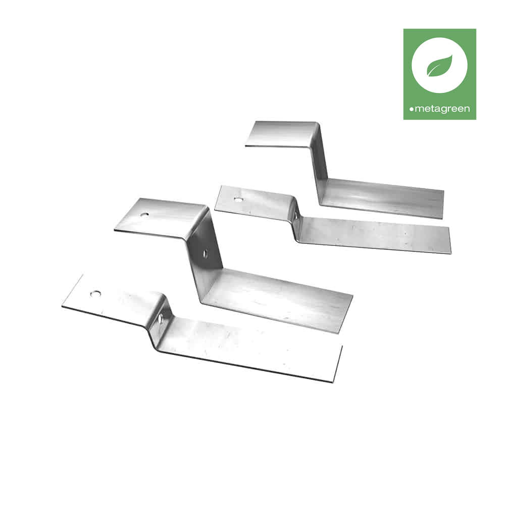 Flachdachaufsteller für 1 Modul zur Einzelmontage von Greensolar