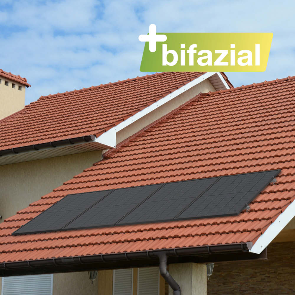 Solarkraftwerk Ziegeldach 1800/1600 bifazial Solarkraftwerk Ziegeldach 1800/1600 bifazial von Greensolar