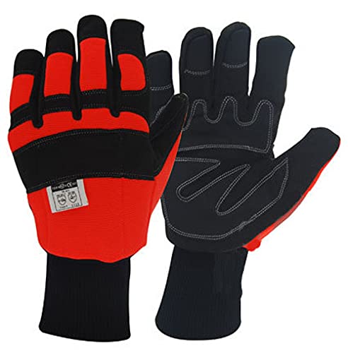 Ozaki – Kettensäge-Handschuhe – Winterhandschuhe speziell für Trennarbeiten – Schutz des linken Handrückens – Größe 9/M von Greenstar