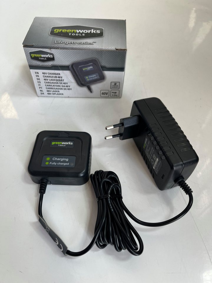Greenworks Greenworks Ladegerät 40v Model: 2904107 Charger Batterie-Ladegerät (1-tlg) von Greenworks
