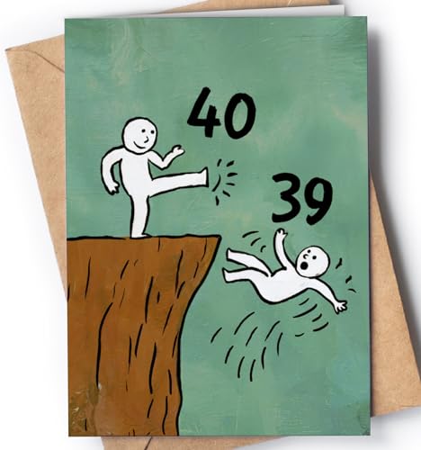 Geburtstagskarte zum 40. Geburtstag für Sie, Ihn – Happy Bday Mutter, Vater, Schwester, Bruder – Geburtstagskarte zum 40. Geburtstag für Frauen, Männer, Freunde oder Kollegen – Witzkarten für jemanden Geburtstagskarte zum 40. Geburtstag für Sie, Ihn – Happy Bday Mutter, Vater, Schwester, Bruder – Geburtstagskarte zum 40. Geburtstag für Frauen, Männer, Freunde oder Kollegen – Witzkarten für jemanden von Greeting Cards for Everyone