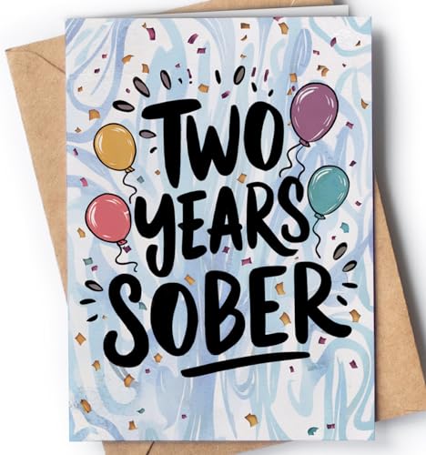 Karte für 2 Jahre, Nüchternheitskarte für 2 Jahre, Glückwunschkarte zum nüchternen Jahrestag, 2. Soberversary für Männer oder Frauen, Suchterholung AA, 2. Soberversary Birthday Meilenstein für sie Karte für 2 Jahre, Nüchternheitskarte für 2 Jahre, Glückwunschkarte zum nüchternen Jahrestag, 2. Soberversary für Männer oder Frauen, Suchterholung AA, 2. Soberversary Birthday Meilenstein für sie von Greeting Cards for Everyone