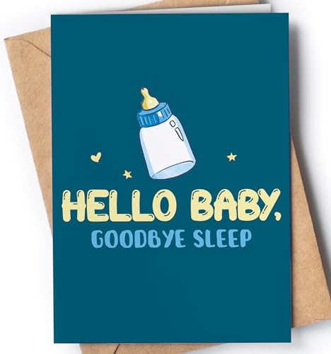 Lustige Glückwunschkarte zur Geburt mit Umschlag | Witzkarte für werdende Eltern | Glückwunschkarte zur Schwangerschaft zum Aufenthüllen für Mama, Papa | Babyparty Glückwunsch Geschenk Lustige Glückwunschkarte zur Geburt mit Umschlag | Witzkarte für werdende Eltern | Glückwunschkarte zur Schwangerschaft zum Aufenthüllen für Mama, Papa | Babyparty Glückwunsch Geschenk von Greeting Cards for Everyone