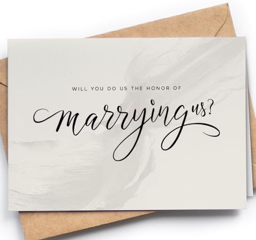 Willst du uns Heiratsantragskarte für Amtsantragskarte – Hochzeitskarte für Richter, Minister, Priester oder Pastor – männlicher oder weiblicher Beamtenantrag von Paaren – Will You Do Us the Honor of Willst du uns Heiratsantragskarte für Amtsantragskarte – Hochzeitskarte für Richter, Minister, Priester oder Pastor – männlicher oder weiblicher Beamtenantrag von Paaren – Will You Do Us the Honor of von Greeting Cards for Everyone