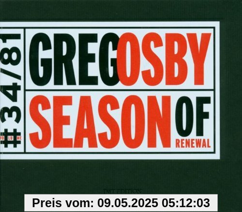 Season of Renewal von Greg Osby