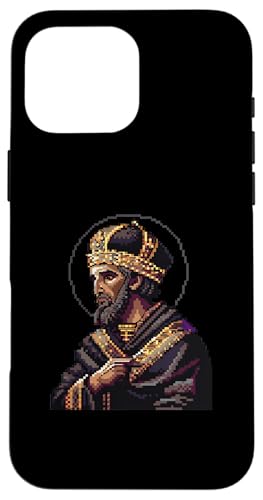 Gregor von Nyssa 8 Bit Hülle für iPhone 16 Pro Max Gregor von Nyssa 8 Bit Hülle für iPhone 16 Pro Max von Gregory Of Nyssa Christian Catholic Designs