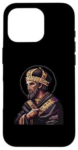 Gregor von Nyssa 8 Bit Hülle für iPhone 16 Pro Gregor von Nyssa 8 Bit Hülle für iPhone 16 Pro von Gregory Of Nyssa Christian Catholic Designs