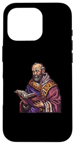 Gregor von Nyssa 8 Bit Hülle für iPhone 16 Pro Gregor von Nyssa 8 Bit Hülle für iPhone 16 Pro von Gregory Of Nyssa Christian Catholic Designs