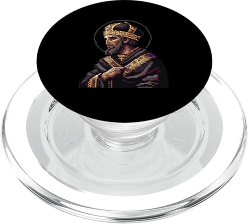Gregor von Nyssa 8 Bit PopSockets PopGrip für MagSafe Gregor von Nyssa 8 Bit PopSockets PopGrip für MagSafe von Gregory Of Nyssa Christian Catholic Designs