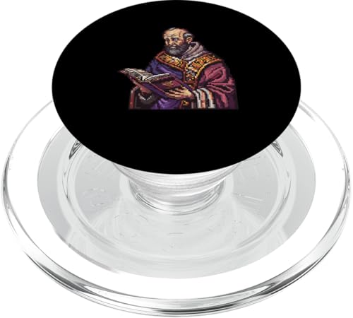 Gregor von Nyssa 8 Bit PopSockets PopGrip für MagSafe Gregor von Nyssa 8 Bit PopSockets PopGrip für MagSafe von Gregory Of Nyssa Christian Catholic Designs